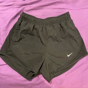 Nike womens black running shorts